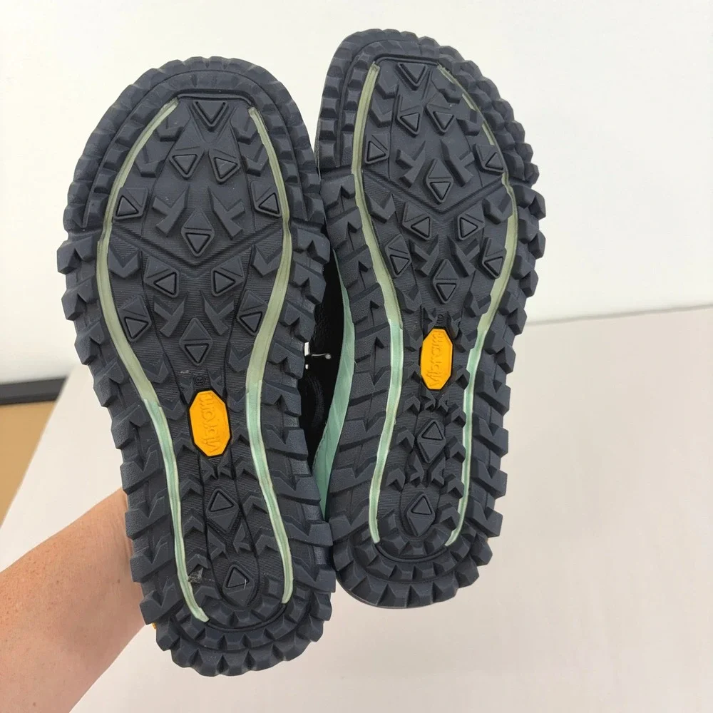 Merrell Antora 2 Womens 7.5 Trail Running Shoes Black Mint Green Comfort Support